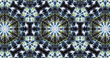 Abstract, futuristic and colorful pattern