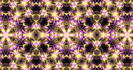 Abstract, futuristic and colorful pattern