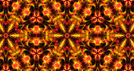 Abstract, futuristic and colorful pattern