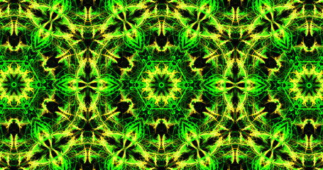 Abstract, futuristic and colorful pattern