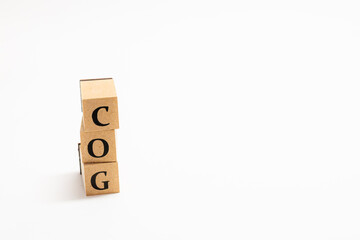 英単語　木ブロック　Word　COG