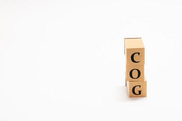 英単語　木ブロック　Word　COG