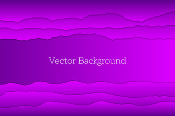 Abstract gradeint vector background with paper torn edges border.