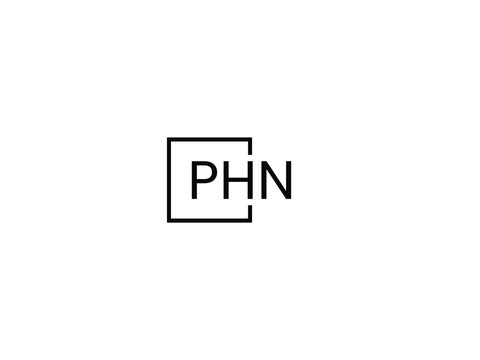 PHN Letter Initial Logo Design Vector Illustration