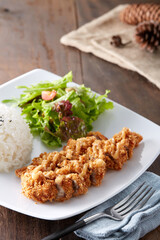 Chicken ribs, delicious food. Made at home

