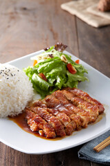 Chicken ribs, delicious food. Made at home

