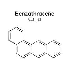 Structural chemical formula on white background