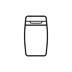 Cream bottle isolated icon design template