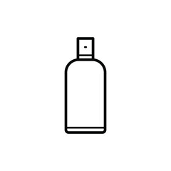 Spray bottle isolated icon design template
