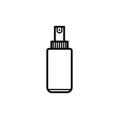 Spray bottle isolated icon design template
