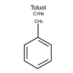 Structural chemical formula on white background