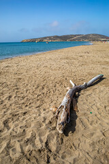 Fototapeta na wymiar Macheria beach on Rhodos island