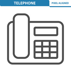 Telephone Icon. Phone, Landline