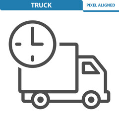 Truck Icon. Delivery Truck, Lorry