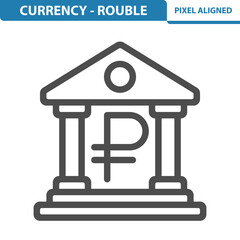 Currency - Rouble, Ruble Icon