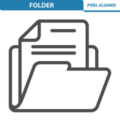 Folder Icon. File, Document