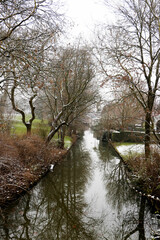 river in Bruges, Belgium
