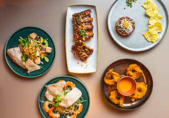 Asian food lunch healthy restaurant