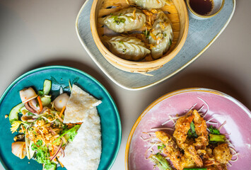 Asian food lunch healthy restaurant