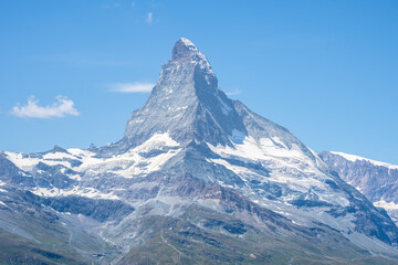 Fototapeta na wymiar Matterhorn peak, Zermatt, Switzerland