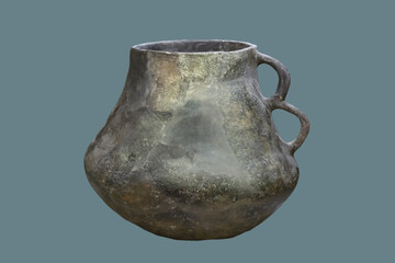 Medieval European clay pot.