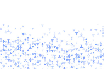Polygonal blue mosaic background. Abstract low poly vector illustration. Triangular pattern, copy space. Template geometric business design with triangle for poster, banner, card, flyer