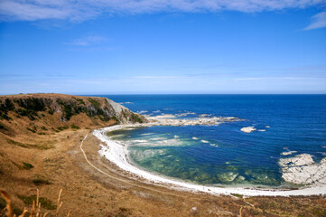 Obraz premium view of the coast of island
