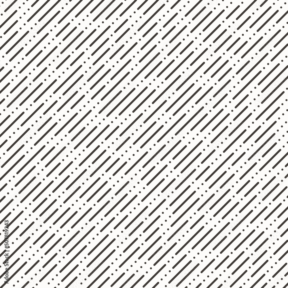 Aufkleber abstract background with diagonal black lines and dots.