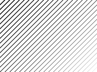 Black and white diagonal stripes pattern background. Stripes pattern. Vector illustration.