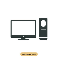 pc icons  symbol vector elements for infographic web