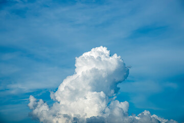 Close-up of blue sky and white clouds