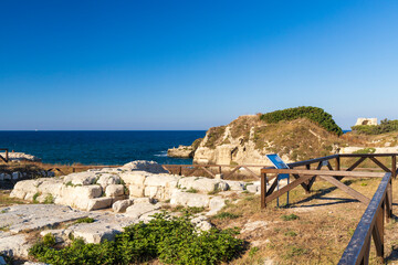 Southernmost place in Puglia, Punta Ristola, Castrignano del Capo, Apulia, Italy