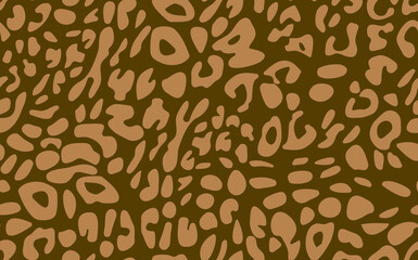 Abstract modern leopard seamless pattern. Animals trendy background. Color decorative vector stock illustration for print, card, postcard, fabric, textile. Modern ornament of stylized skin