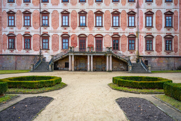 Fototapeta na wymiar Libochovice Chateau - baroque historical building