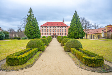 Obraz premium Libochovice Chateau - baroque historical building
