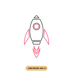 rocket icons  symbol vector elements for infographic web