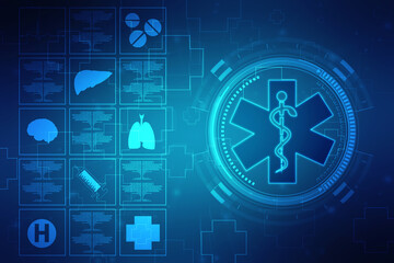 Medical and Health care concept background, Medical Science, Biotechnology concept background