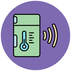 Smart Refrigerator Icon