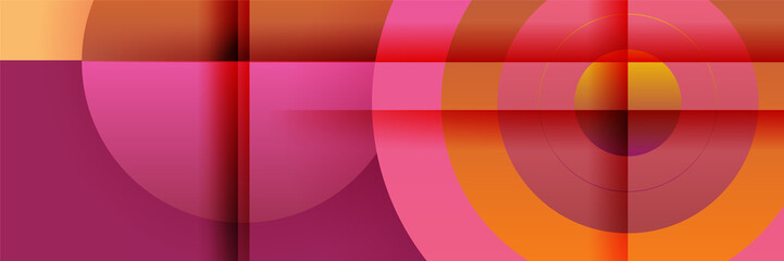 Obraz premium Orange abstract banner background