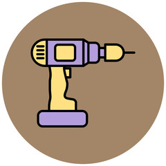 Drill Machine Icon