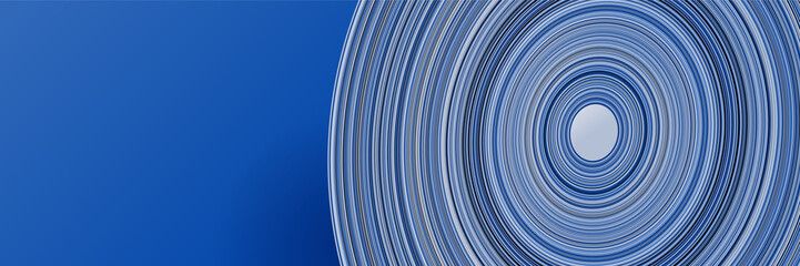 Blue and black abstract banner background