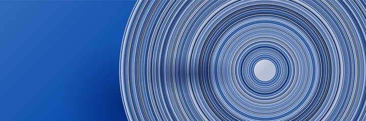 Blue and black abstract banner background