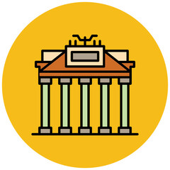 Brandenburg gate Icon