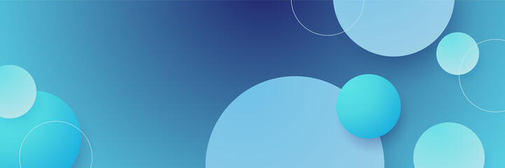 Light blue abstract banner background