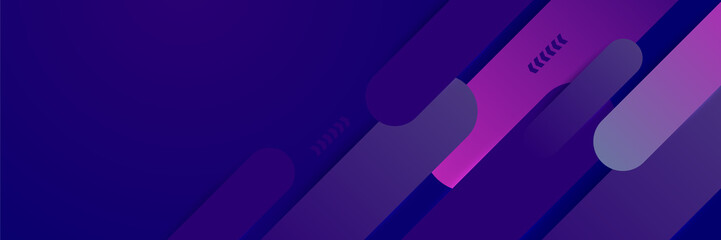 Dark purple and pink abstract banner background