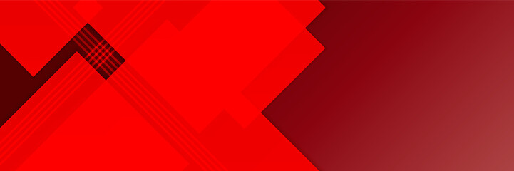 Red abstract banner background