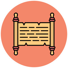 Obraz premium Scroll Icon