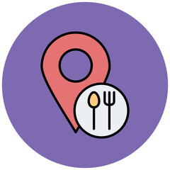 Restaurant Location Icon