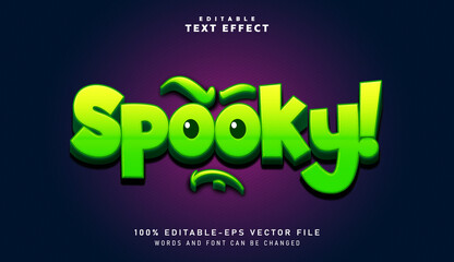 3D Spooky! text effect - Editable text effect