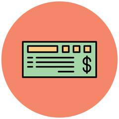 Cheque Icon